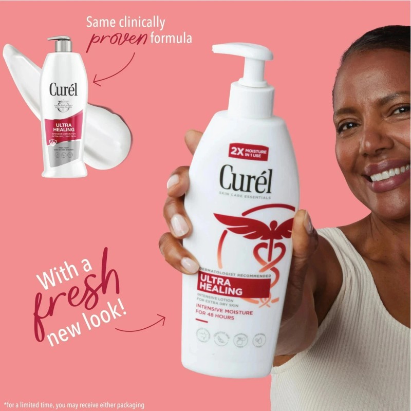 Ultra Curel Ultra Healing Intensive Body Lotion with Advanced Ceramide