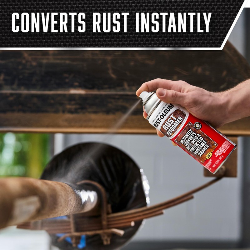 Rust-Oleum 248658 Stops Rust Reformer Spray Paint, 10.25 oz, Matte