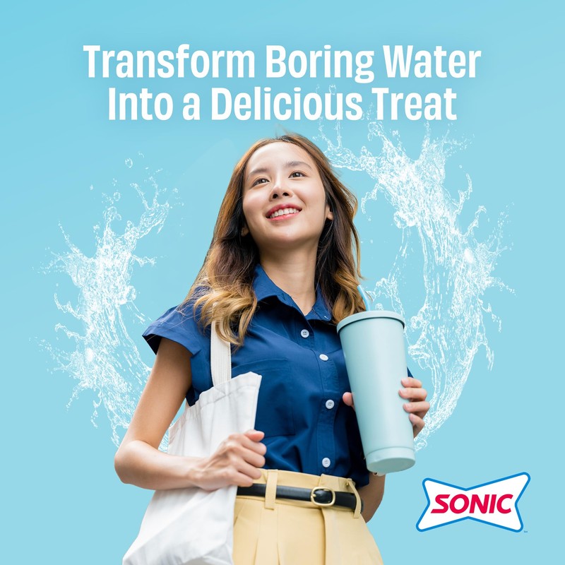 Sonic Singles to Go Powdered Drink Mix, Ocean Water, 6