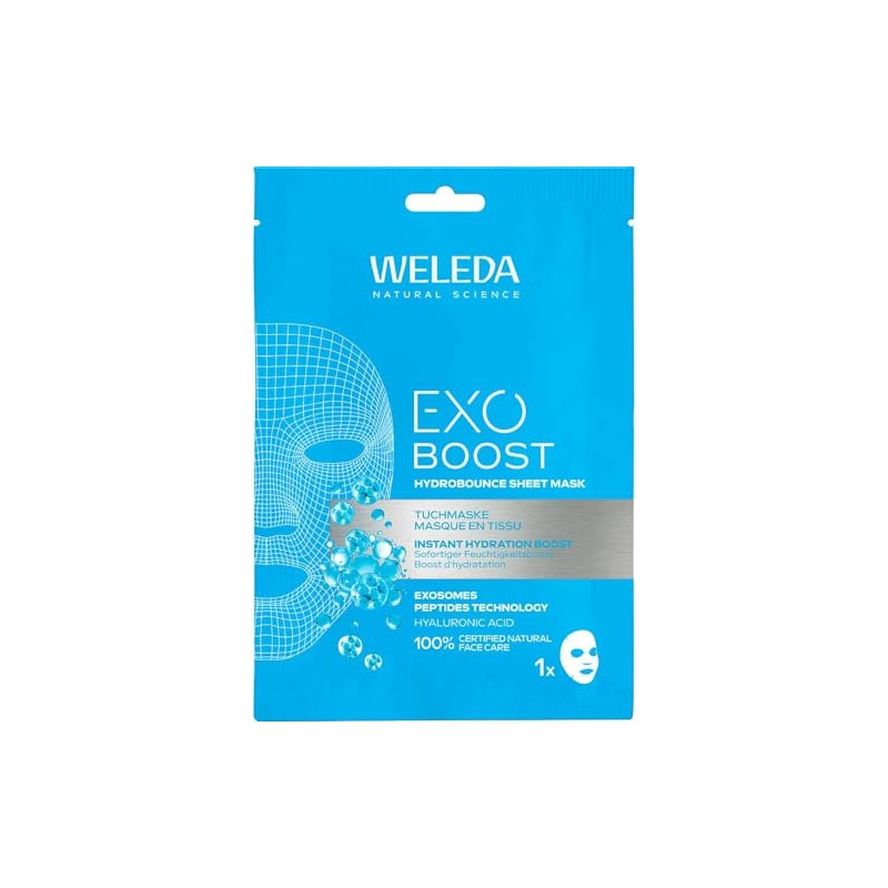 WELEDA Bio Exo Boost Hydrobounce Cloth Mask - Natural Cosmetics