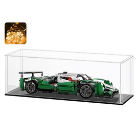 Acrylic Display Case Clear Display Box for Collectibles Figures Model, Cube Countertop Box Dustproof Protection Organizer Stand (10x5x4inch; 25x13x10cm)