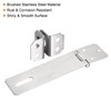 MECCANIXITY 6 Inch Stainless Steel Thick Door Latch Hasp Lock