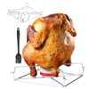 SHIKORI Beer Can Chicken Holder for Grill Oven Smoker Sturdy,Stainless