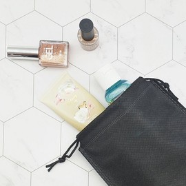 Non-woven Fabric Pouch & Bag, Black, Small Non-woven Pouch 19ea