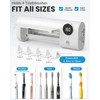 UV Toothbrush Sanitizer and Holder, GEVOODIX Smart Toothbrush Holder with
