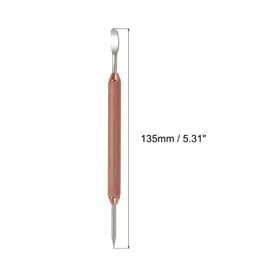 PATIKIL Coffee Art Pen Pattern Carved Needle 5.31 Inch Stainless Steel for Cafe Kitchen Brown