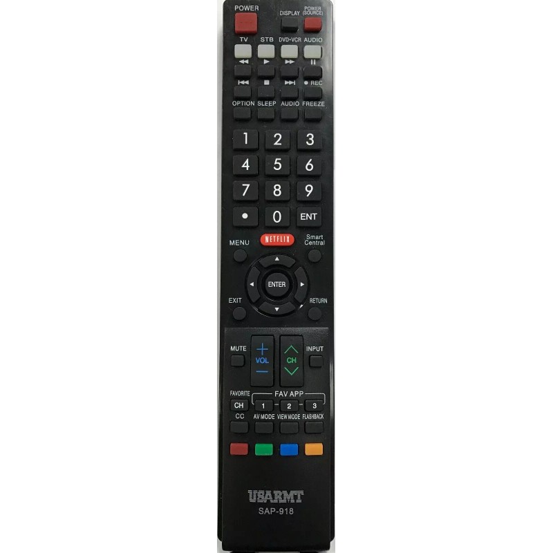 Unbranded NEW TV Remote Control SAP-918 for SHARP GB004WJSA GA935WJSA