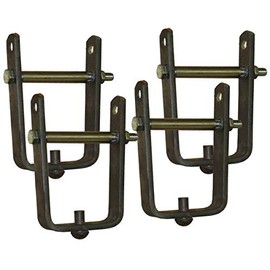 BILLET4X4 U.S. Made 3 inch MEGA-Duty Axle Leaf Spring Rebound Clamps - Set of Four (4) (Off-Road Vehicles)