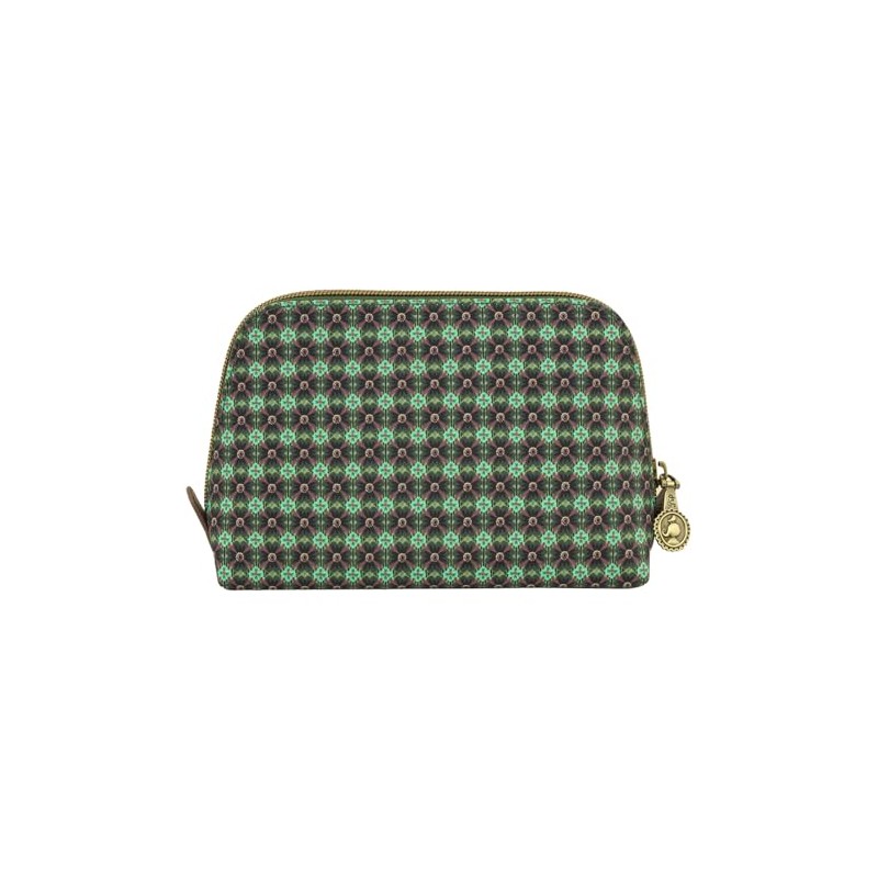 Coby Cosmetic Bag Triangle Small Clover Green 19/15 x 12