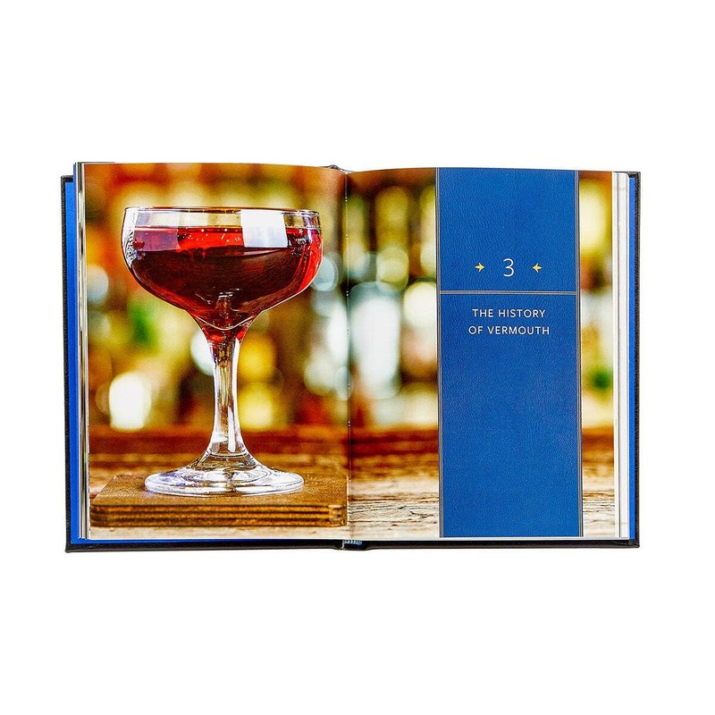 The Martini Field Guide - Graphic Image Leather Bound Book