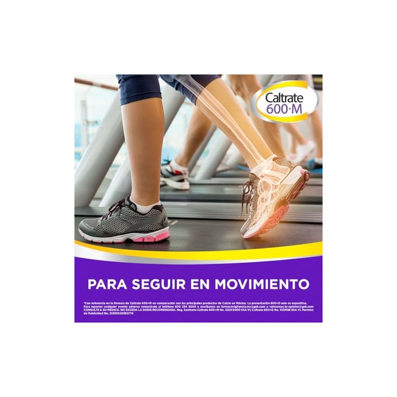 Caltrate 600M Suplemento Multivitamínico De Calcio, con Vitamina D y