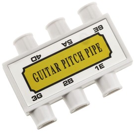 E-outstanding 1Pc Guitar Pitch Pipe 6 Tones six Metal Reeds with ABS Shell for Acoustic Electric Guitar