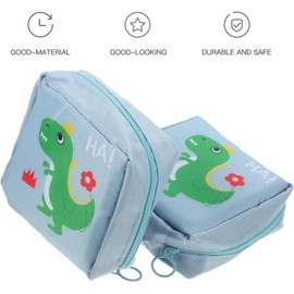 Nylon Bolsa Piezas Portátil de Compresas 2 Higiénicas para Mujeres Compacta y Ligera, para Viaje y Compras, Estilo Mini Cosmético, Práctica para Guardar Artículos Personales