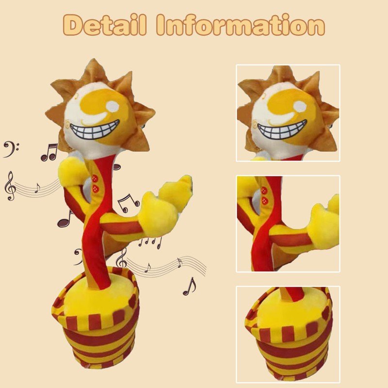 Dancing Talking Anime Game Figure Toys Electronic Plush Toy Singing