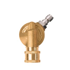 Giraffe Tools Pressure Washer Pivoting Coupler, 7 Angles Gutter Cleaner Attachment, 240 Degree Rotation, 1/4“ Quick Connect, 4000 PSI