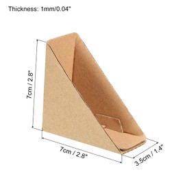 MECCANIXITY Adjustable Cardboard Corner Protector, Cardboard Edges Protector 7x7x3.5cm for Art, Packing, Shipping Supplies Pack of 60