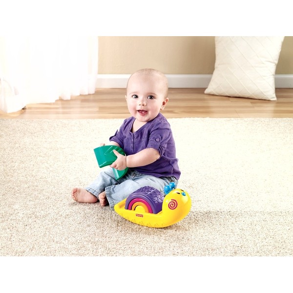 Fisher-Price Growing Baby: Rainbow Snail Stacker