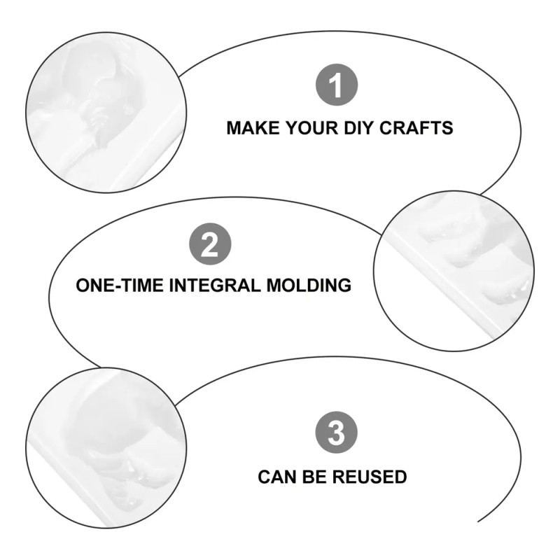 Moldes Para Elefantes, Divertidos Moldes Epoxídicos De Crist