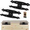 KOTARBAU® Set of 2 Hinges Folding H Shape 20.5 x