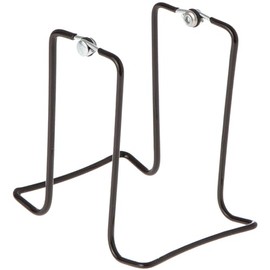GIBSON HOLDERS 2X16 Adjustable Black Wire Display Easel, 3.75" W x 5" H, Pack of 12