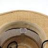 masanoya Mesh Class Wide Brim Straw Panama Fedora Hat Jazz
