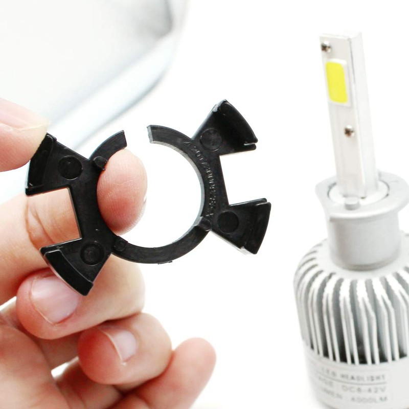 HUIQIAODS H7 LED Headlight Retainer Holder Adapter (H1 Honda Odyssey