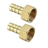 sourcing map Brass Barb Hose Fitting Connector Adapter 10mm Barbed