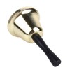 ECHI Metal Tea Hand Bell, Gold Plated Hand held Loud