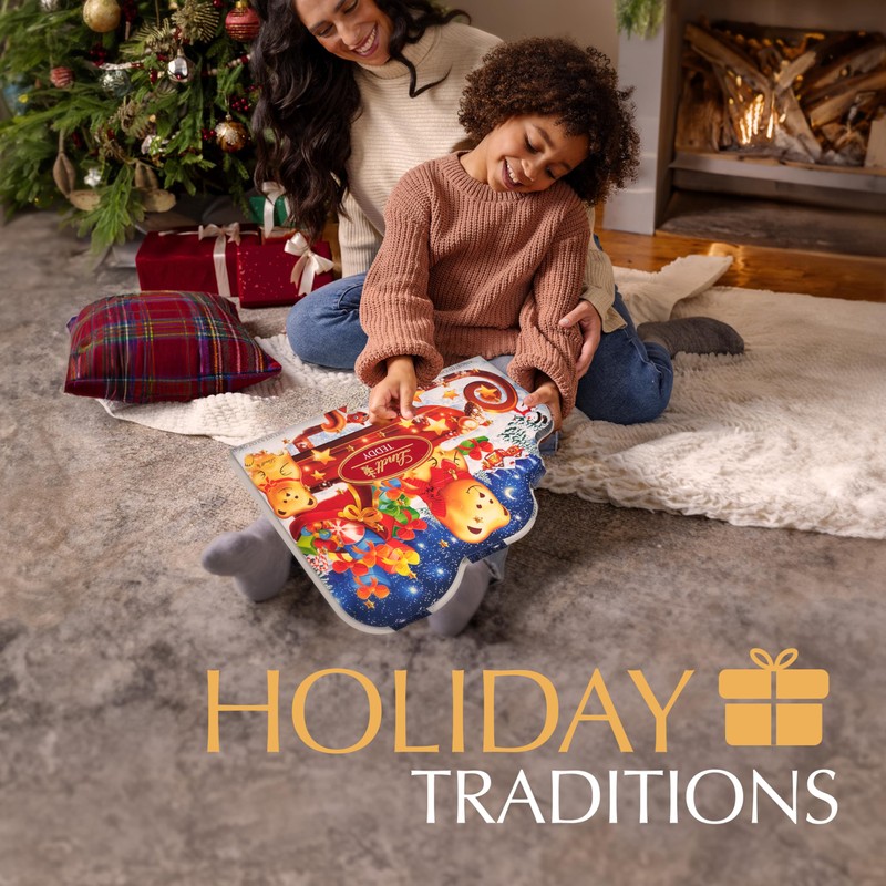 Lindt TEDDY Sleigh Assorted Chocolate Advent Calendar, Box of Assorted