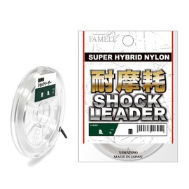 Yamatoyo Super Hybrid Nylon Line, Abrasion Resistant Shock Leader (TAIMAMOU SHOCK LEADER), 98.4 ft (30 m), Clear, No. 0.8 (3 lb)