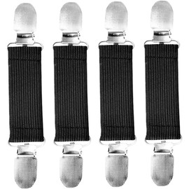 Baluue 4Pcs Lost Glove Clips for Durable Elastic Mittens Holders Winter Gloves Clip for Keeping Mittens Secure and Preventing Loss