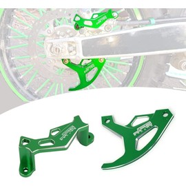 JFG RACING Dirt Bike Rear Brake Disc Caliper Guard,CNC Motorcycle Cover for KX250F 04-18/KX450F 06-18/KX250 19-21/KX450 19-21/KLX450R 08-18