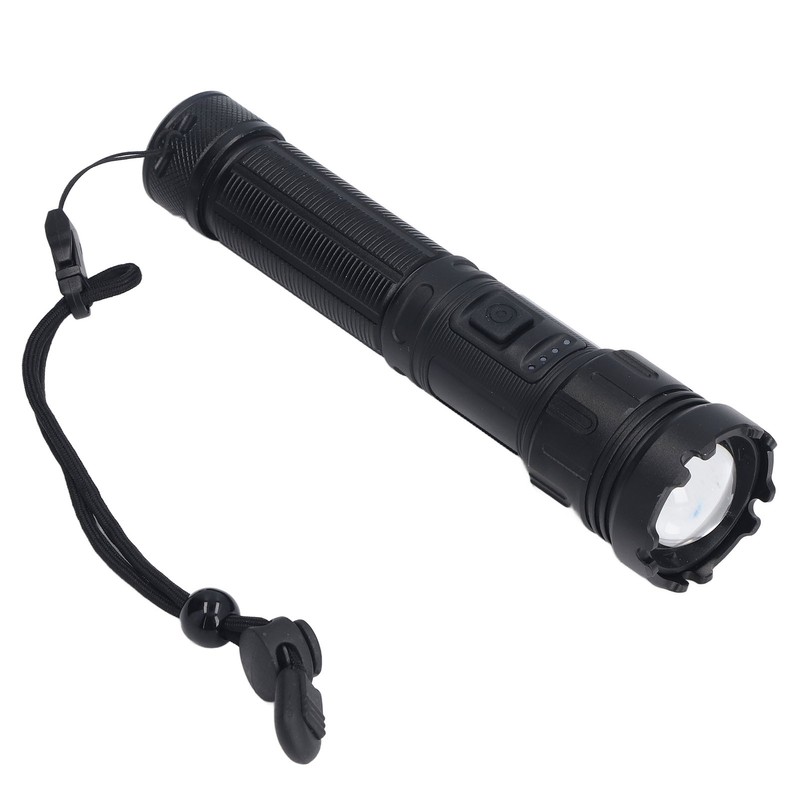 LED Camping Flashlight 5000LM Super Bright Magnetic Telescopic Zoom Waterproof
