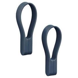 Zone Denmark Loop Towel Clips, Towel Hanger, Magnetic Towel Clips, Clips for Towels and Tea Towels, Pack of 2, Royal Blue