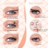 Parriparri Cluster Lashes Kit with Eyelash Glue & Remover 580pcs