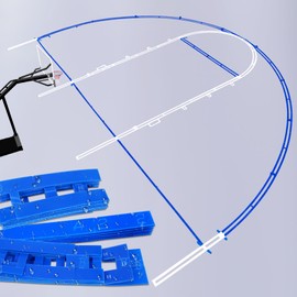 Reusable Waterproof Basketball Court Stencil Kit for Concrete