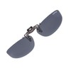 Cliponkeeper Japan-Made Polarized Front-Wrap Clip-On Sunglasses, UV Protection, Lightweight, Flip-Up,