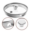 Gatuida Health Pot Cover Glass Kettle Lid Heat-Resistant Replacement Lid