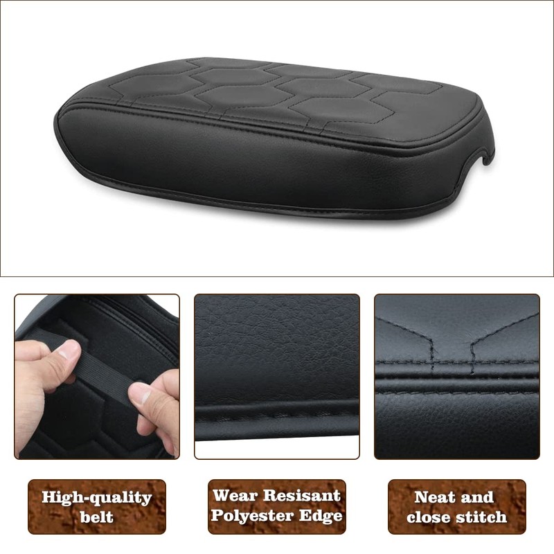 Muslogy Center Console Armrest Cover Fit for Nissan Frontier 2022-2025