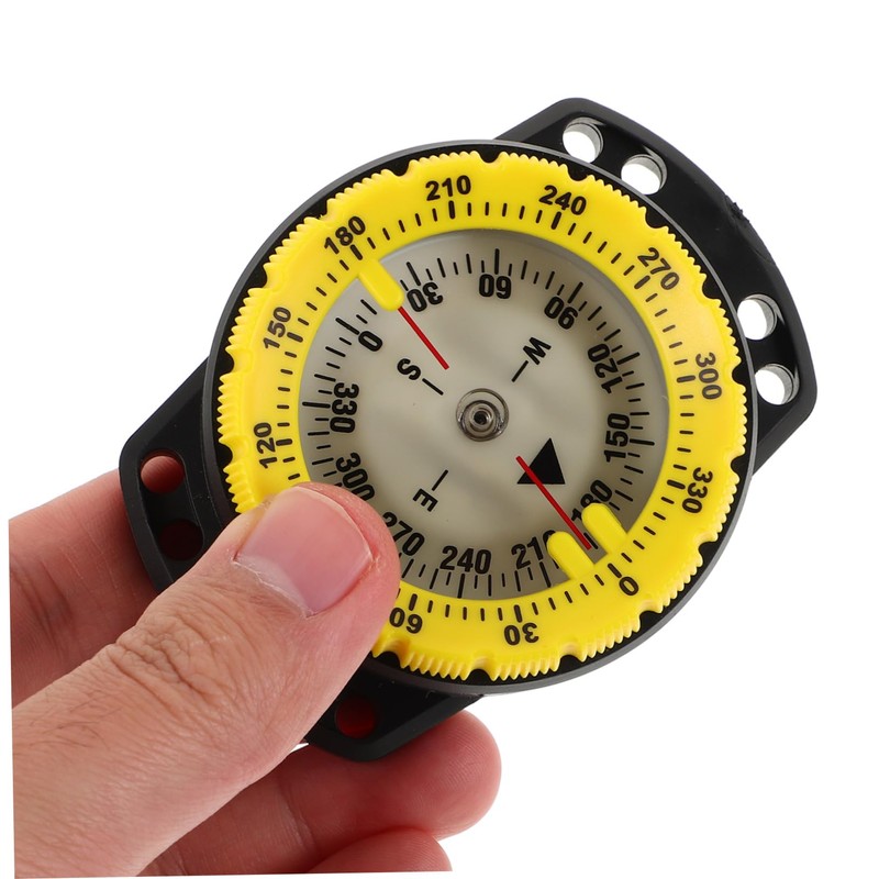 BESPORTBLE Glow Dark Dive Compass with Elastic Band Multipurpose Scuba