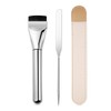 Makeup Brush & Spatula Set: Multi-Brush, Powder Brush, Foundation Spatula 02