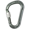 EDELRID Unisex - Adult HMS Magnum Screw Carabiner, Slate, One
