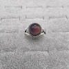Sterling Mood Ring in Sterling Silver Plated, Color Changing Ring