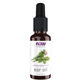 NOW Solutions, Ear Oil, Soothing Herbal Blend, Great on Mild Discomfort or Irritation, 1-Ounce