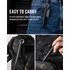 Titanium EDC Pry Bar with Bottle Opener, Measure Function Multi