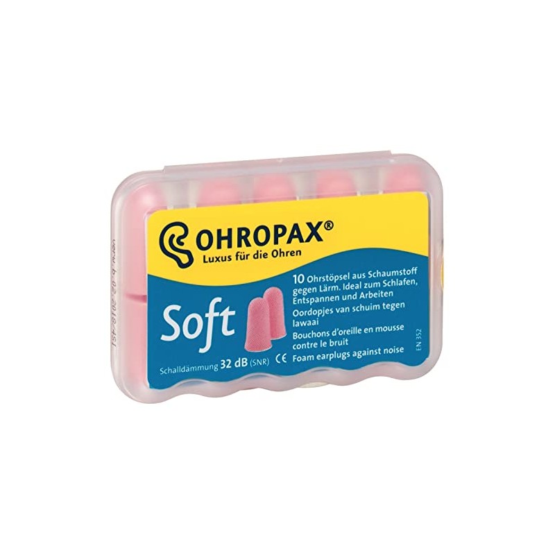 5 Pack Ohropax Soft Foam Ear Plugs 5 x 10