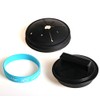 Waste King Black Disposer EZ Mount Garbage Disposal Stopper and