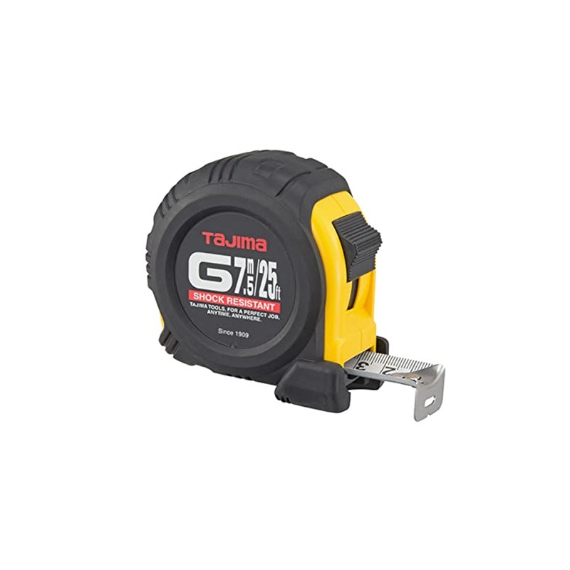Tajima Tape Measure G-Lock (25 mm x 7.5 m) GL25-75D-EUR