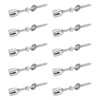 10Pcs Cross Cable Clamps 316 Stainless Steel Corrosion Resistant Cross