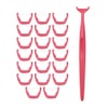 Reusable Dental Flosser Handle and 100 Flosser Refill Heads ,